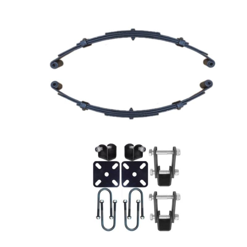 feixe de molas 4 lâminas + kit Jumelo completo