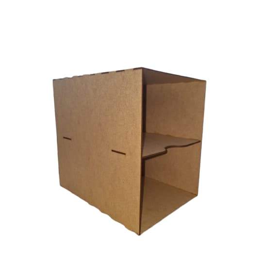 KIT 4 Organizadores de Papel Sulfite Documentos A4 com 2 compartimentos
