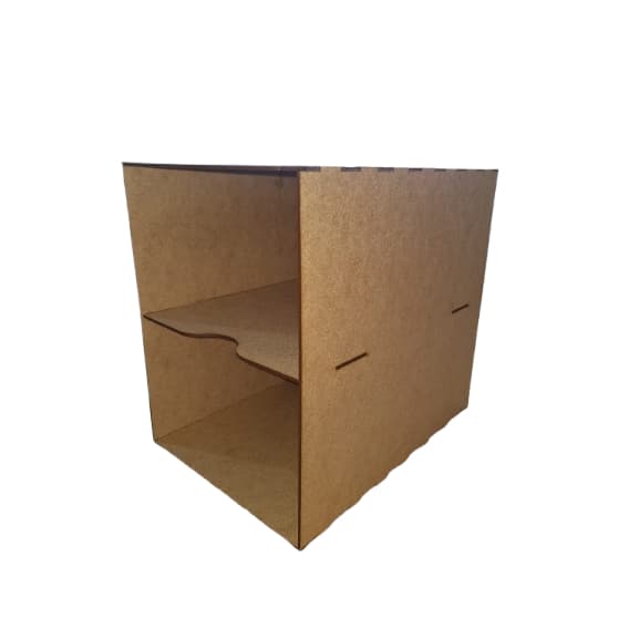 KIT 2 Organizadores de Papel Sulfite Documentos A4 com 2 compartimentos