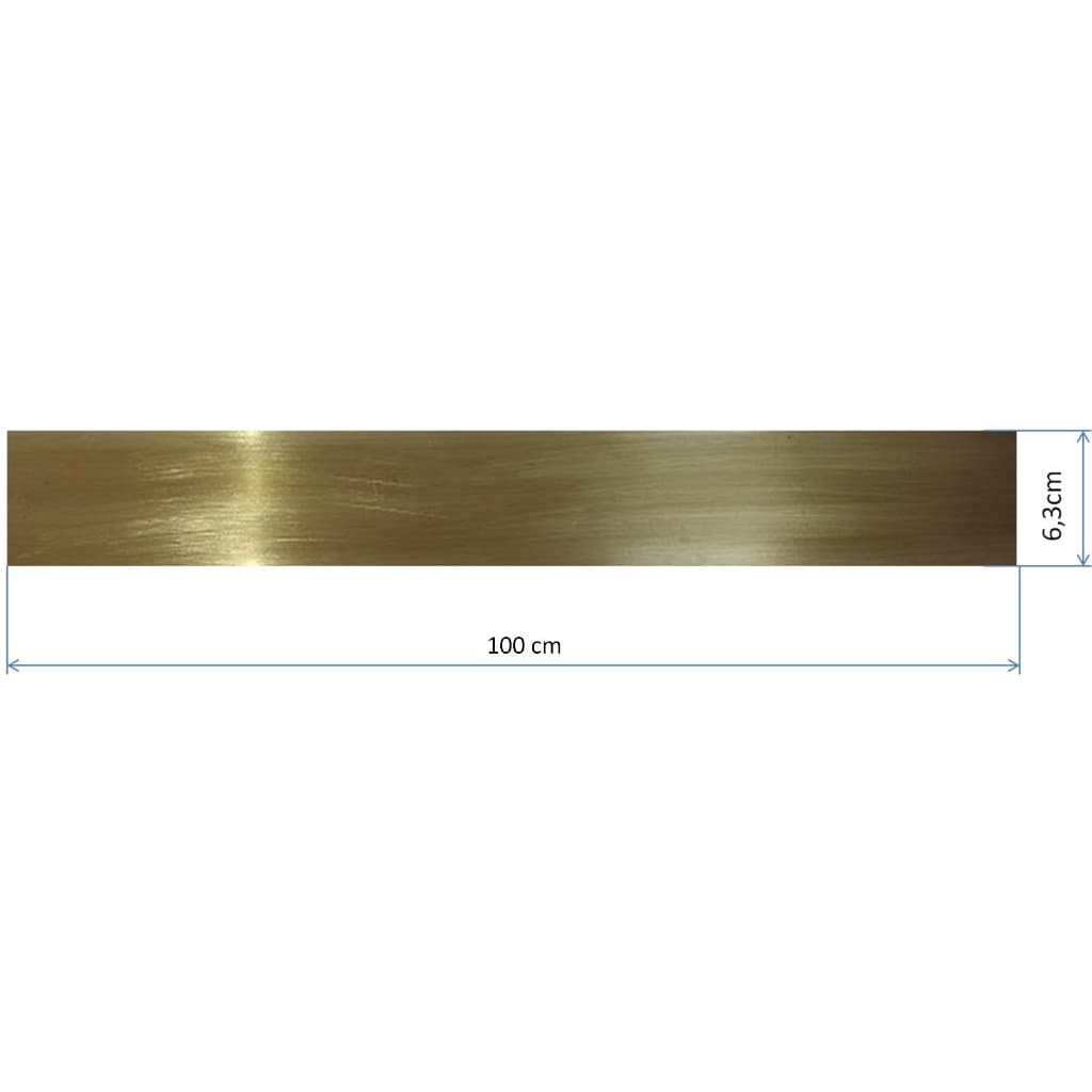 Chapa de latão laminado 0,5mm X 6,3cm X 100cm