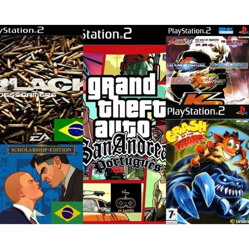 Jogos Para PS2 DVD-R Personalizado Kit Completo