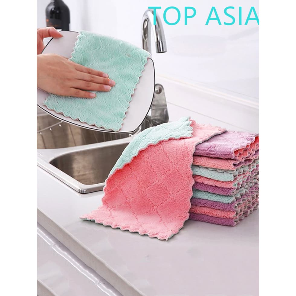 Pano absorvente de microfibra para mesa de cozinha, pano de limpeza