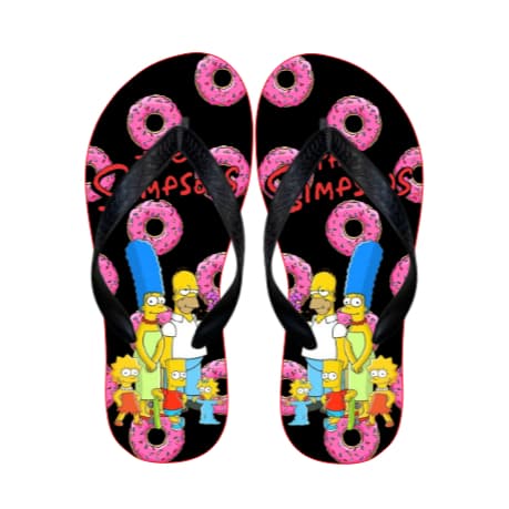 Chinelo Simpson Lançamento Top Unissex Promoção sandalia