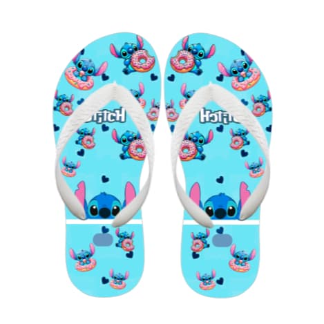 Chinelo Stitch Lançamento Top Unissex Promoção Sandálias