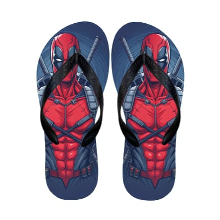 Chinelo Dead Pool Lançamento Top Unissex Promoção