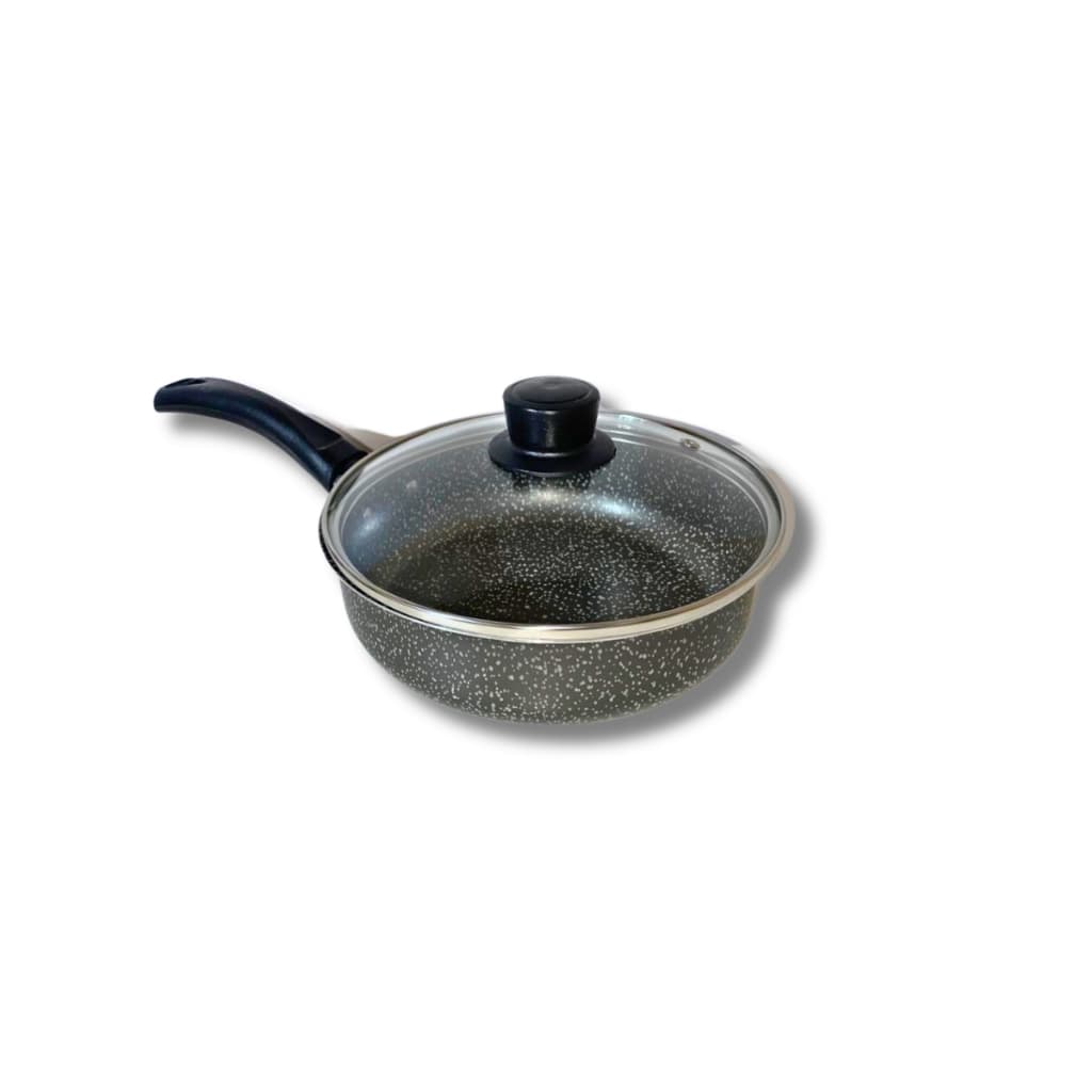 Frigideira Funda 18 Cm Antiaderente C/ Tampa Vidro Remaza