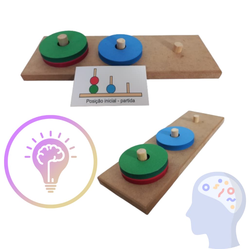 Torre De Londres Teste Pedagógico Brinquedo Jogo Educativo