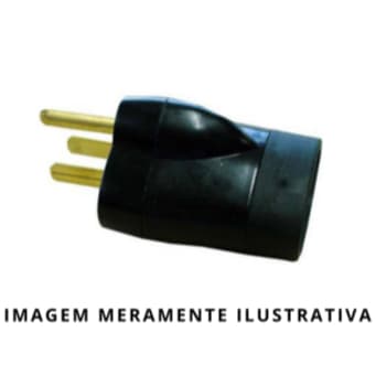 ADAPTADOR DE TOMADA 15A e 20A NORMATIZADO INMETRO REVERSO 2P+T