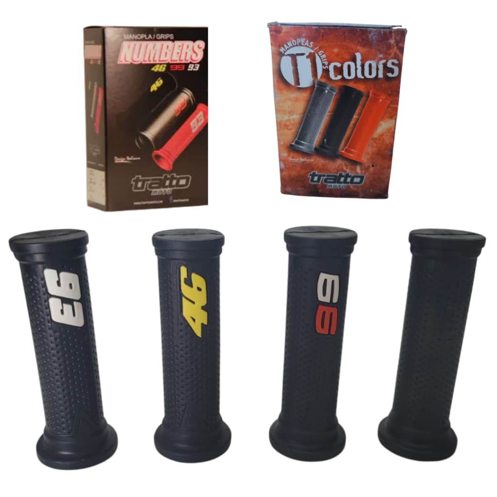 Par de Manopla Para Moto Emborrachado Grip Tratto Diversos Modelos Universal\ Manopla de Moto\ Bike