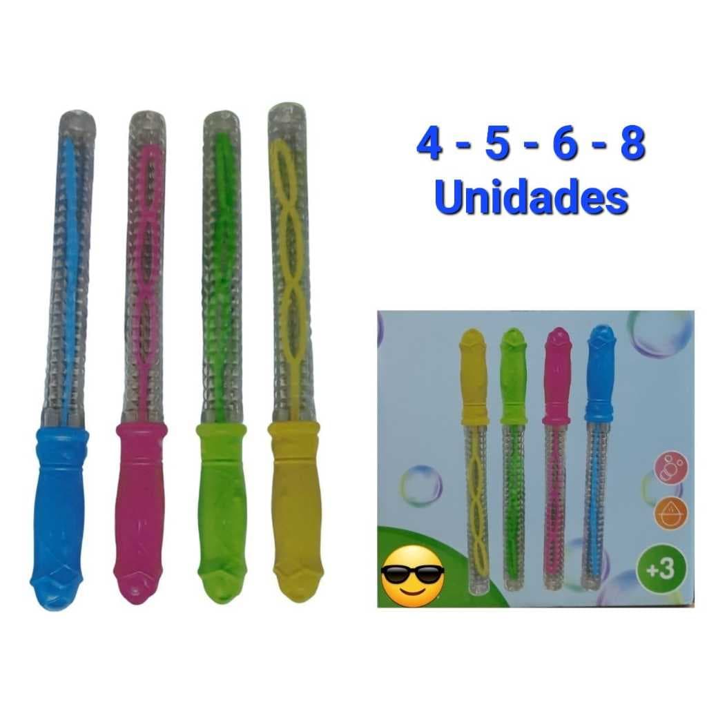 Kit Bastão Espadinha Bolha Bolinha Sabão 4 5 6 8 unidades Lembrancinha Aniversário Festa