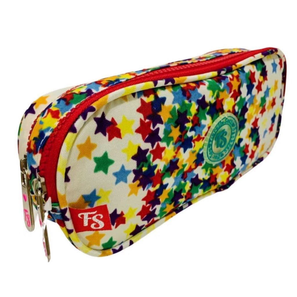 Estojo Duplo Winth FS Nylon Estrelas Cores
