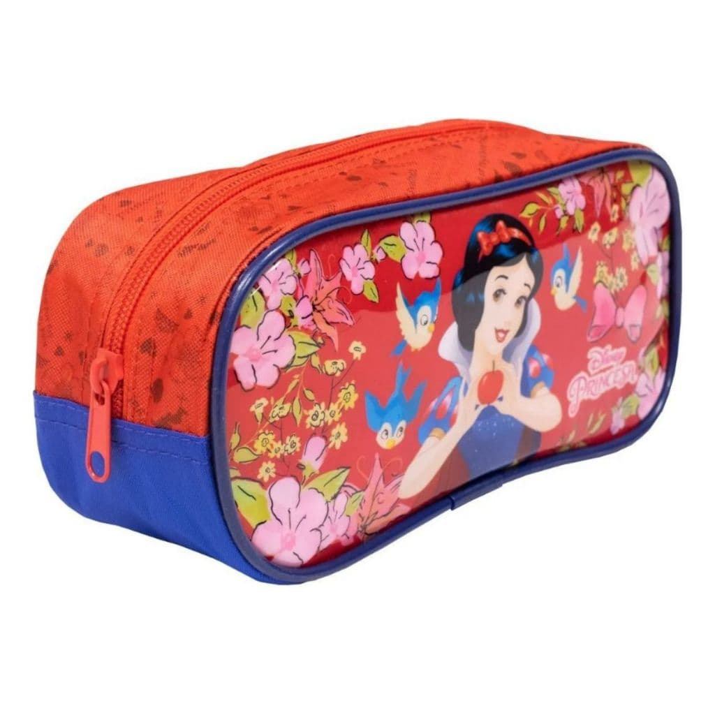Estojo Escolar Branca De Neve Princesa Disney Simples Menina Cor Vermelho Xeryus Meninas