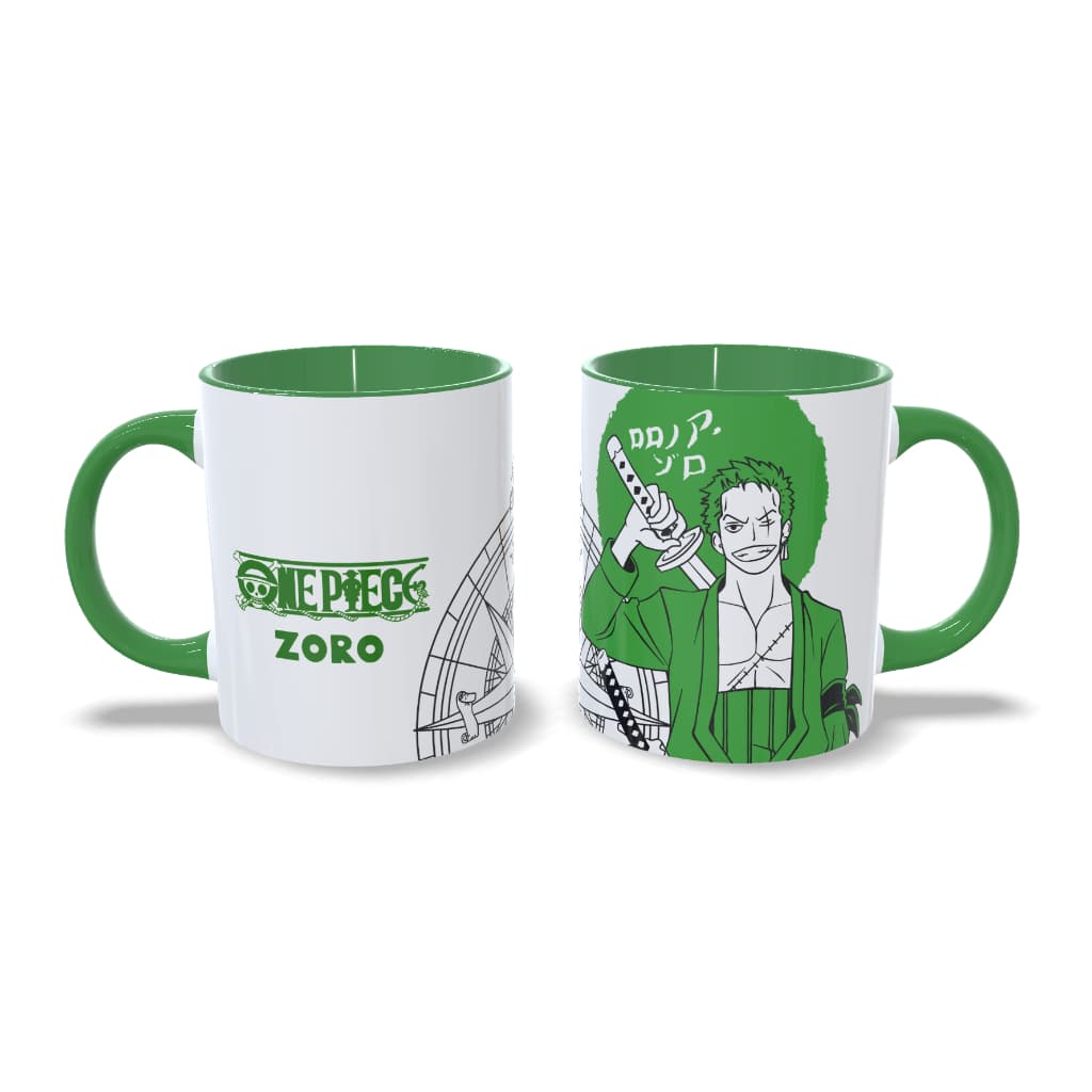 Caneca Personalizada Coleção Exclusiva One Piece Presente Natal Zoro