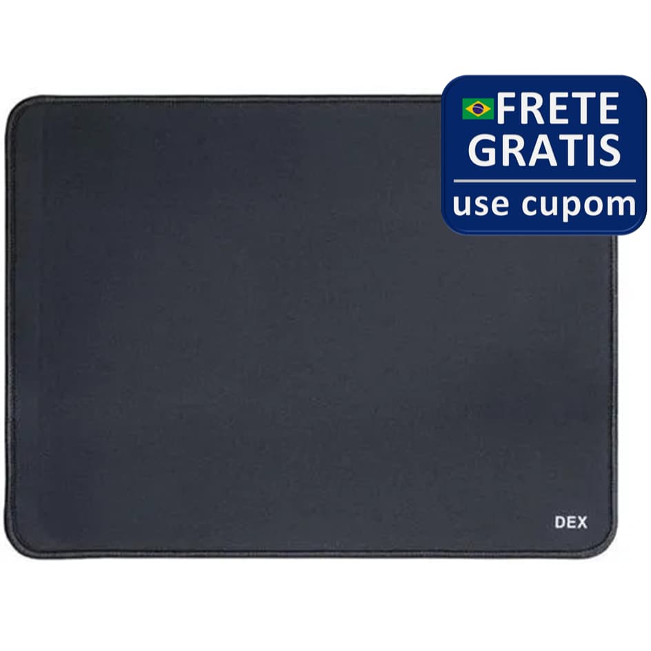 Mouse Pad Gamer Grande 32x24cm Speed Antiderrapante Emborrachado Precisão Borda Costurada