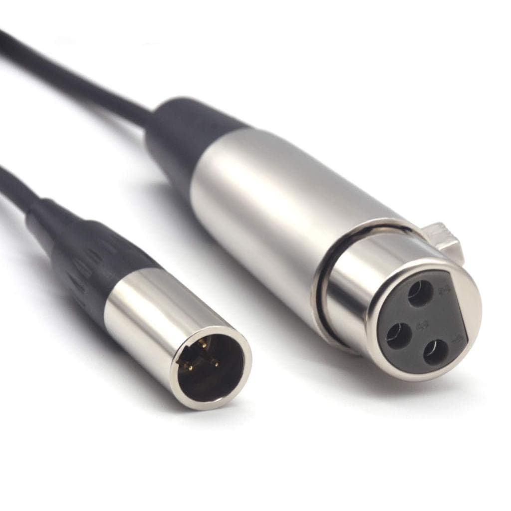 Cabo Xlr Fêmea - Mini Xlr 3 Pin - Blackmagic Pocket 1 Metro