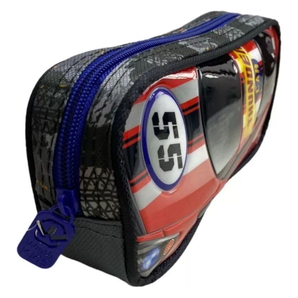 Estojo Escolar Super Carros Super Motor 3d