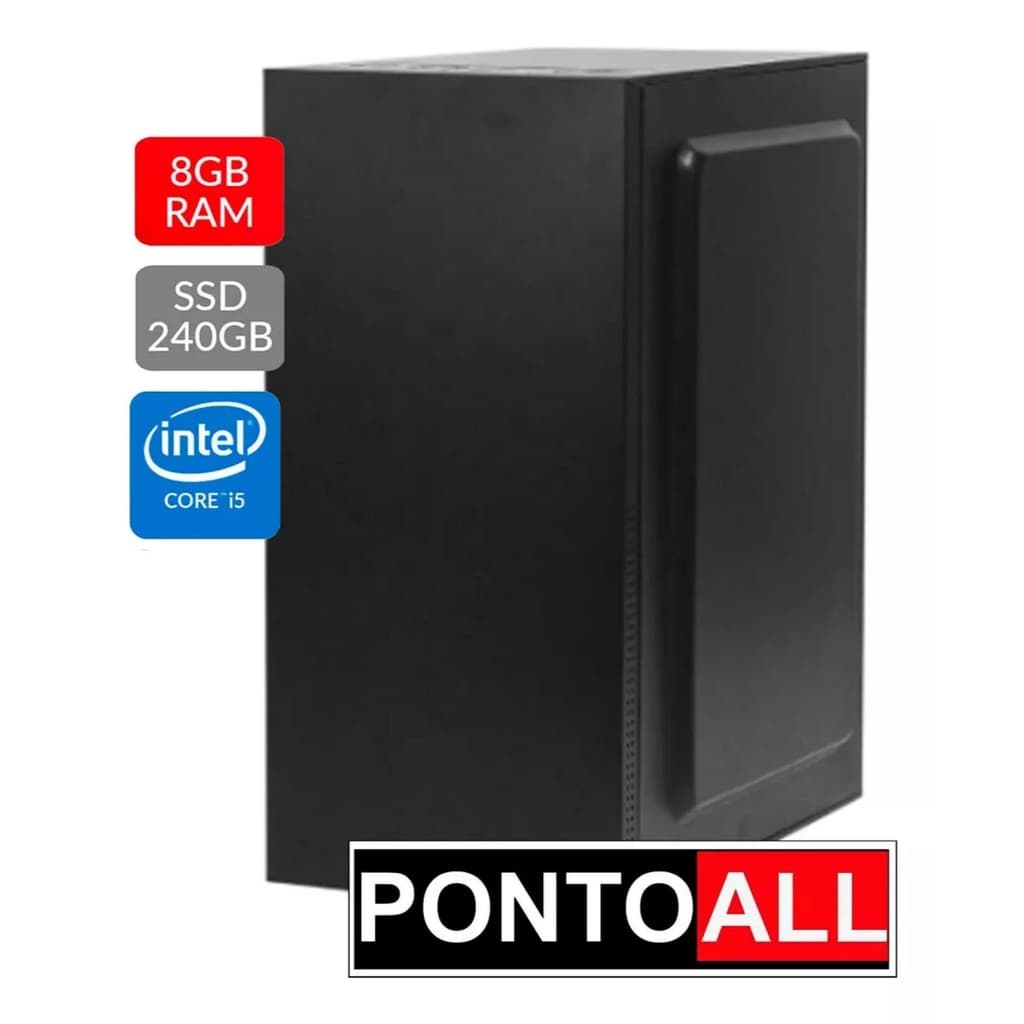 Pc Com Core I5 8gb De Ram E Ssd De 240gb Desempenho Ágil