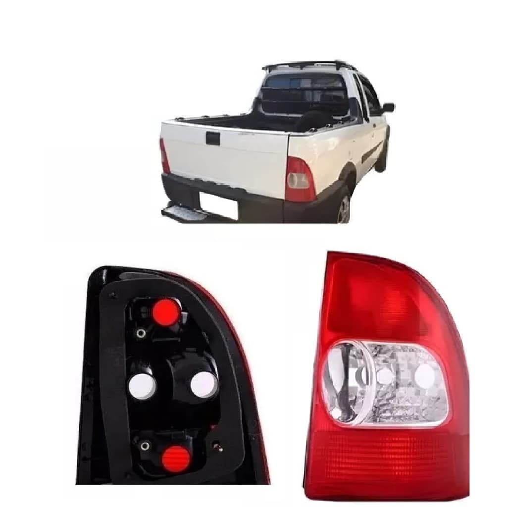 Lanterna Traseira Sinaleira Fiat Strada 2001 2002 2003 2004