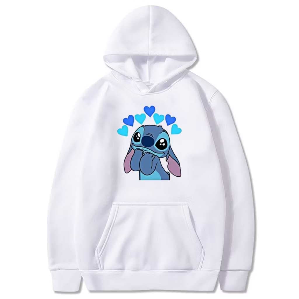 Blusa De Frio Moletom Feminino Estampado Lillo E Stich Blusa Fofa E Delicada