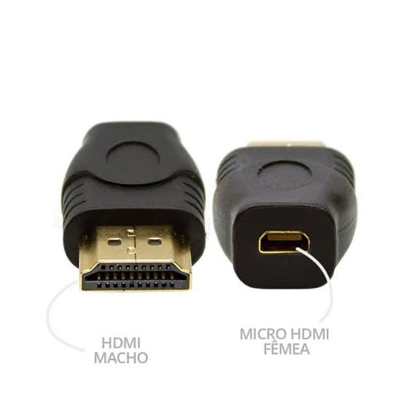 Adaptador Hdmi Macho Para Micro Femea