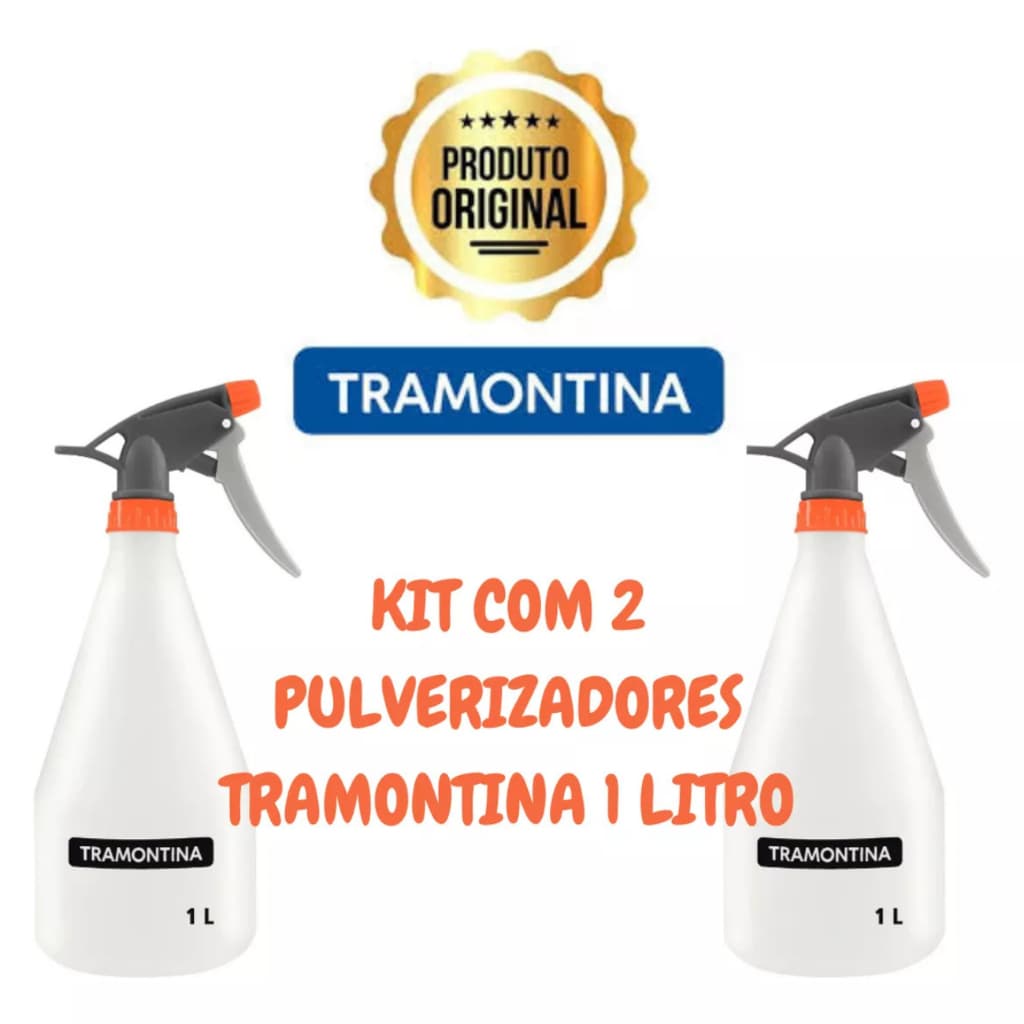 Pulverizador Borrifador Kit c/ 2 Tramontina Casa e Jardim