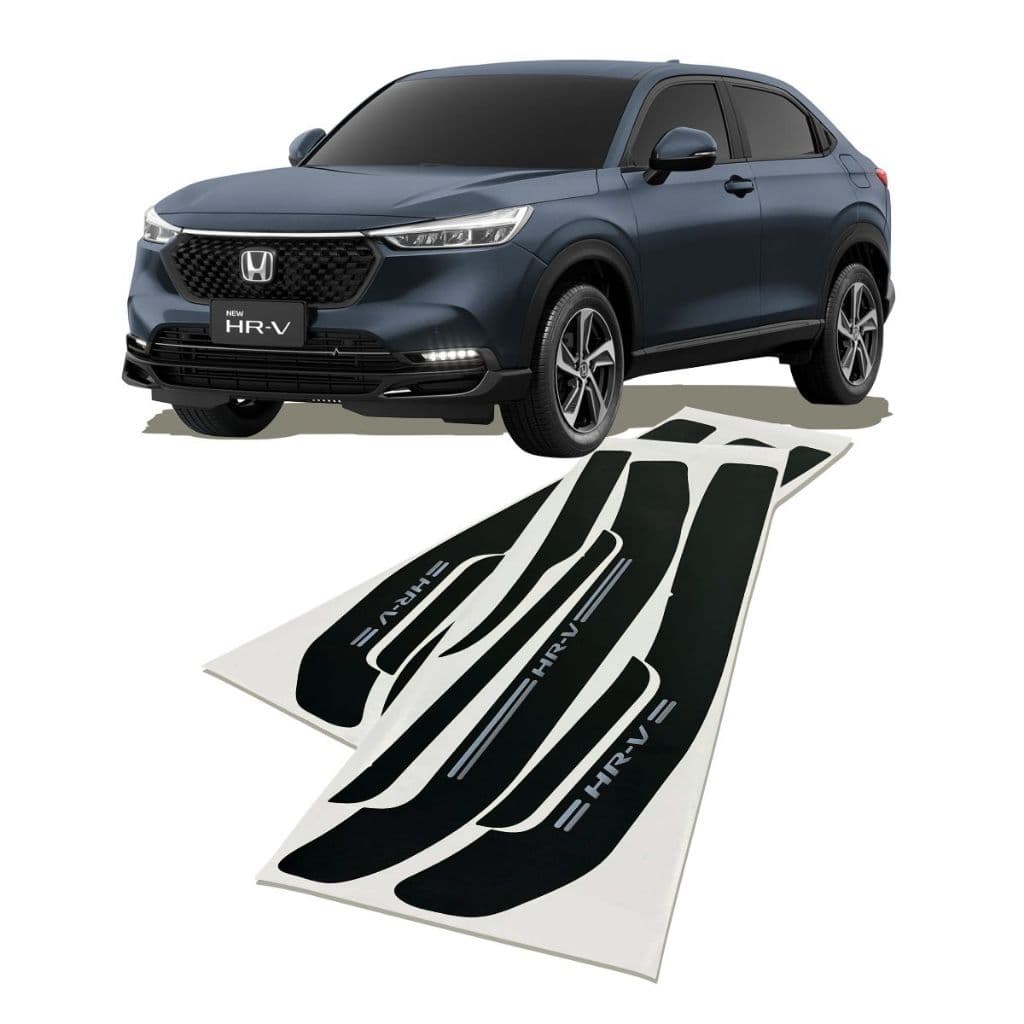 KIT HR-V 2023 a 2026 Soleiras Super Protetoras Porta + Soleira Mala Acessórios para Carro MRMAGOO