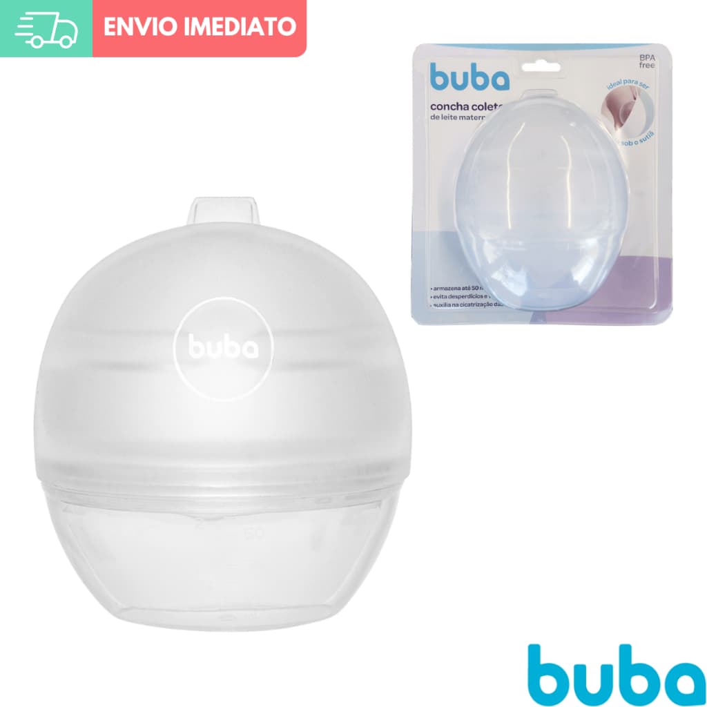 Concha Coletora de Leite Materno Extrator Manual Buba
