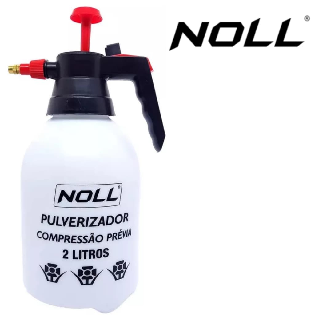 Pulverizador Borrifador 2 Litros Noll Compressão Prévia Manual Casa e Jardim