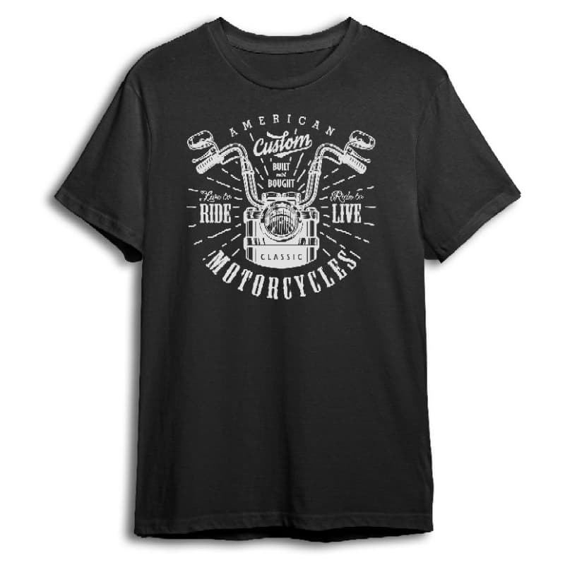 Camiseta T-shirt Blusa Masculina Verão - Estampada Motorcycles classic.