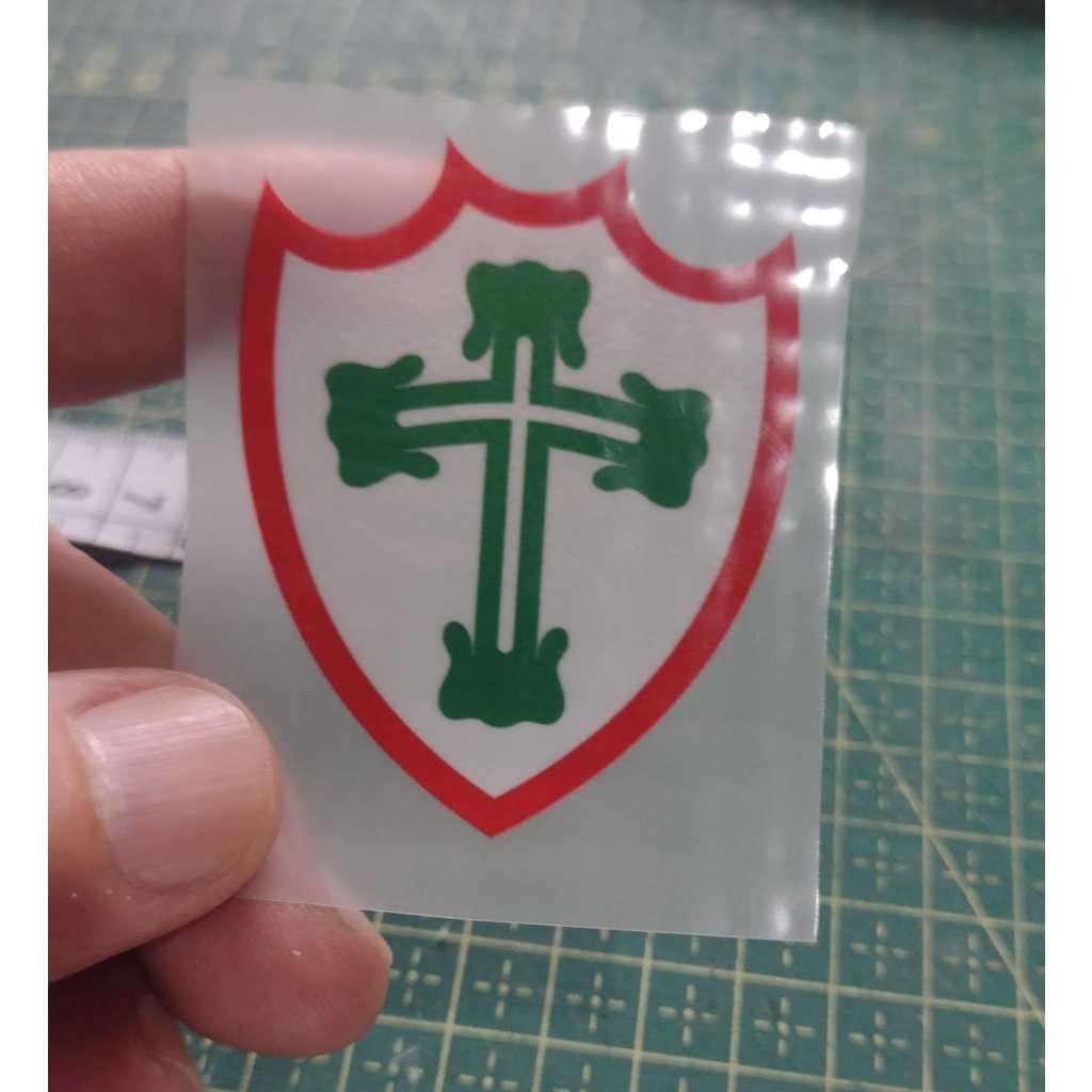 Adesivo Têxtil  Termocolante para tecido times de futebol 5 Cm Portuguesa de Desportos aplicavél com Ferro de Passar