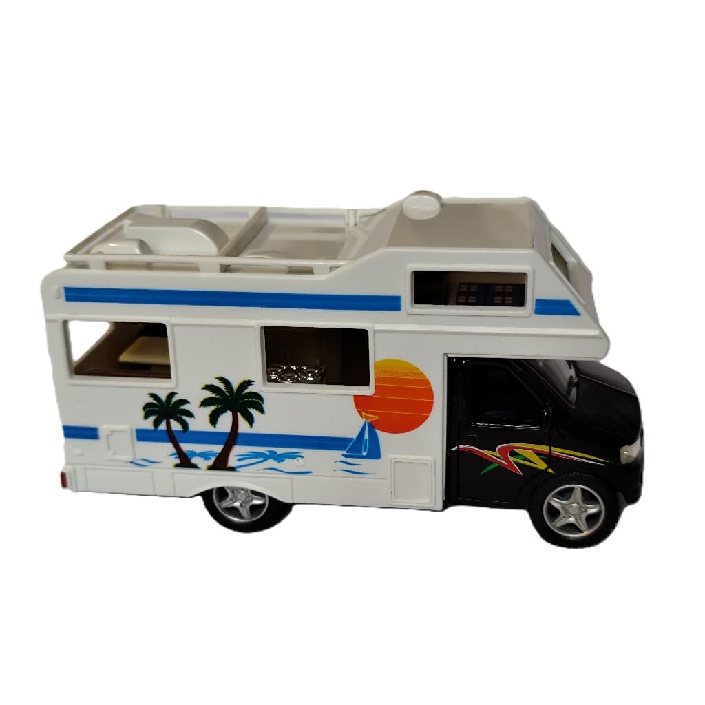 Miniatura carrinho Van motorhome camper colecione e brinque