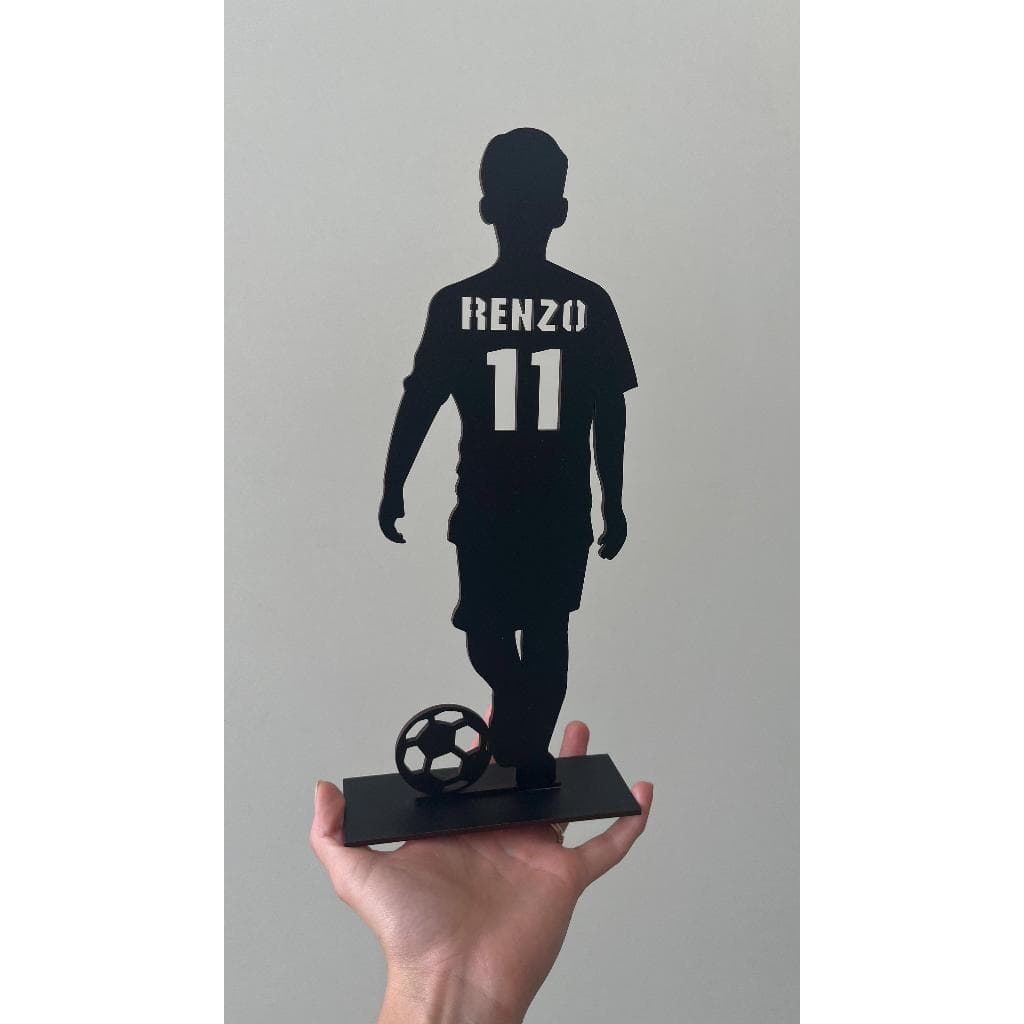 Kit 30 Display Jogador Futebol Festa Aniversario Mesa Nome
