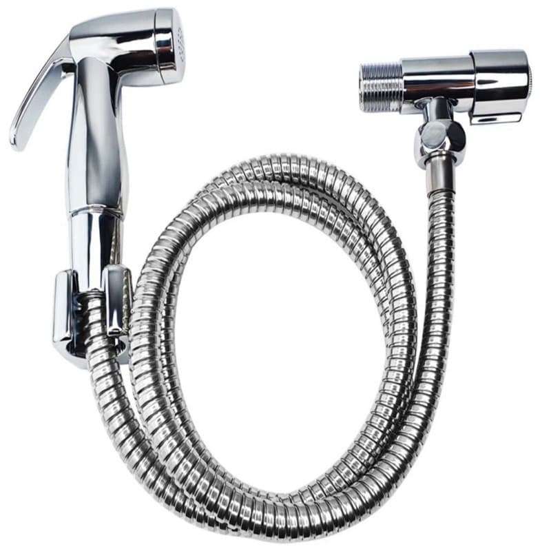 Kit de Ducha Higiênica Para Banheiro Completa Luxo Metal Inox Cromada 1,2m Chuveirinho Privada