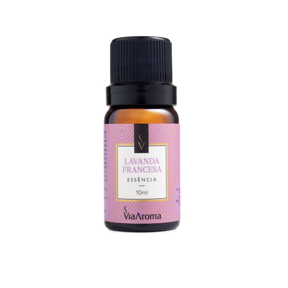 Essência Lavanda Francesa Via Aroma 10ml Clássica Para Aromatizador e Difusor de Aromas