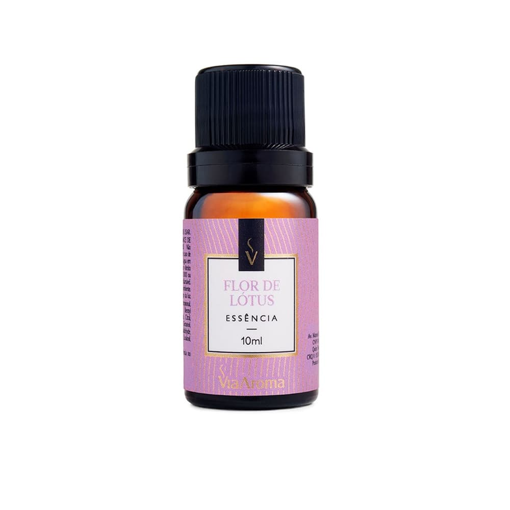 Essência de Flor de Lótus Via Aroma 10ml Clássica Para Aromatizador e Difusor de Aromas