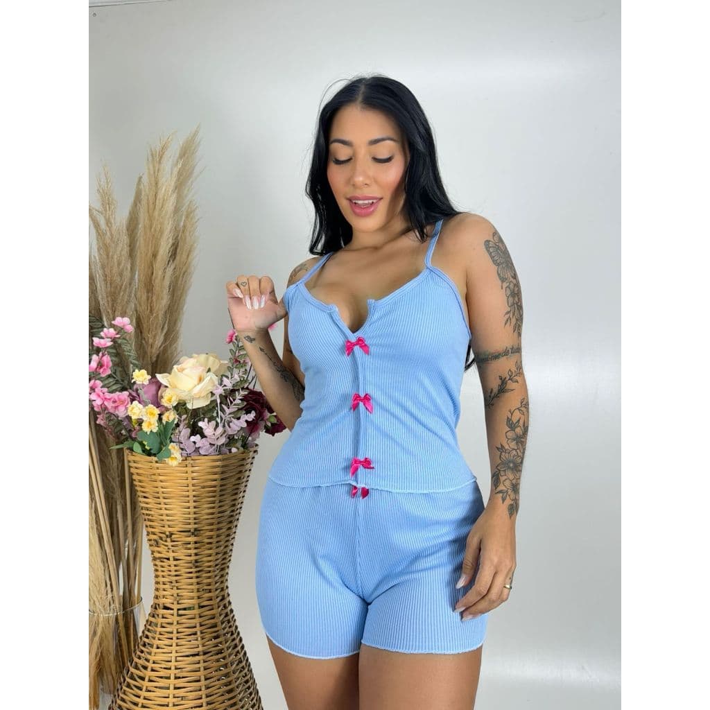 Baby Doll Pandora Suede Canelado
