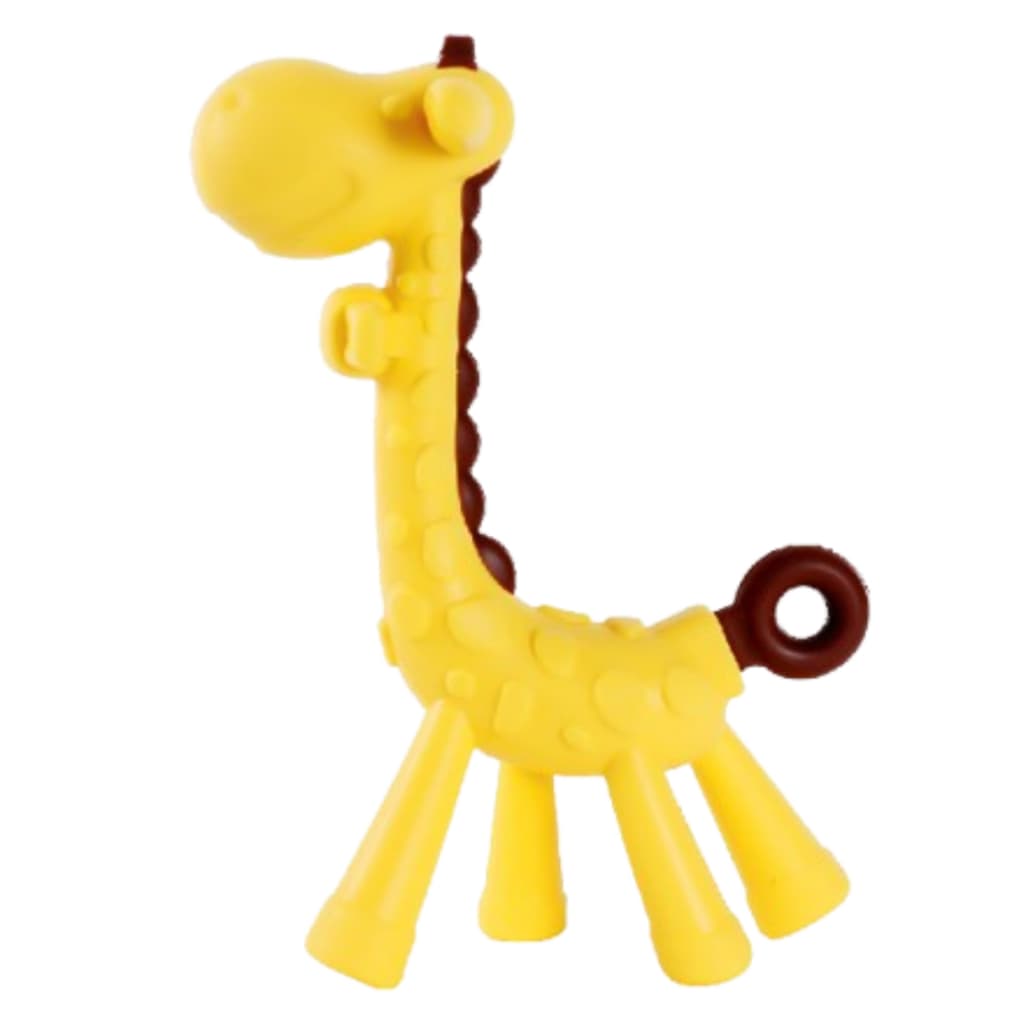 Mordedor para Bebe Sensorial Macio Girafa Sofi Fácil de Segurar Alívio da Gengiva Pais & Filhos +4 m