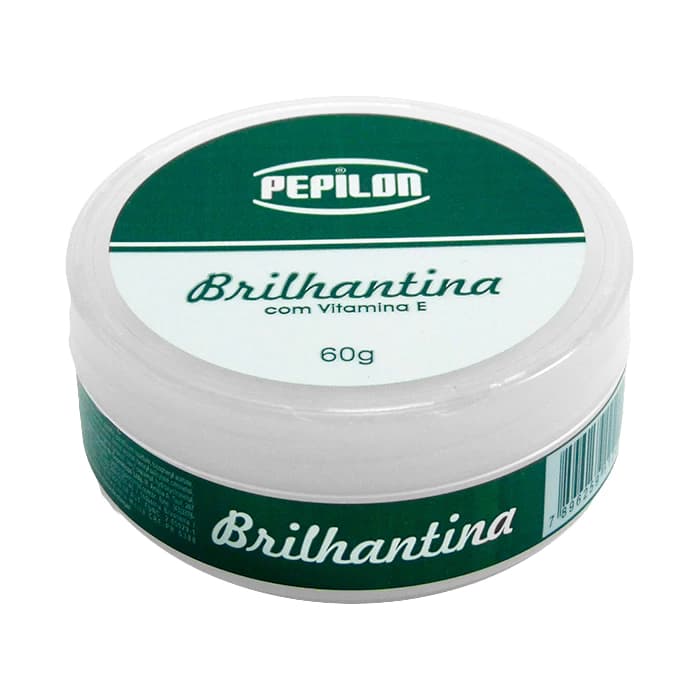 Brilhantina Pomada Capilar Modeladora com Vitamina E Pepilon 60g