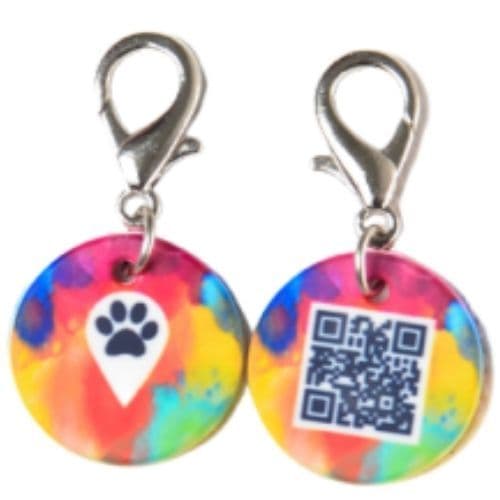 Plaquinha de Identificação Pet QR Code para Cachorro e Gato | Tag Digital com Cadastro Online
