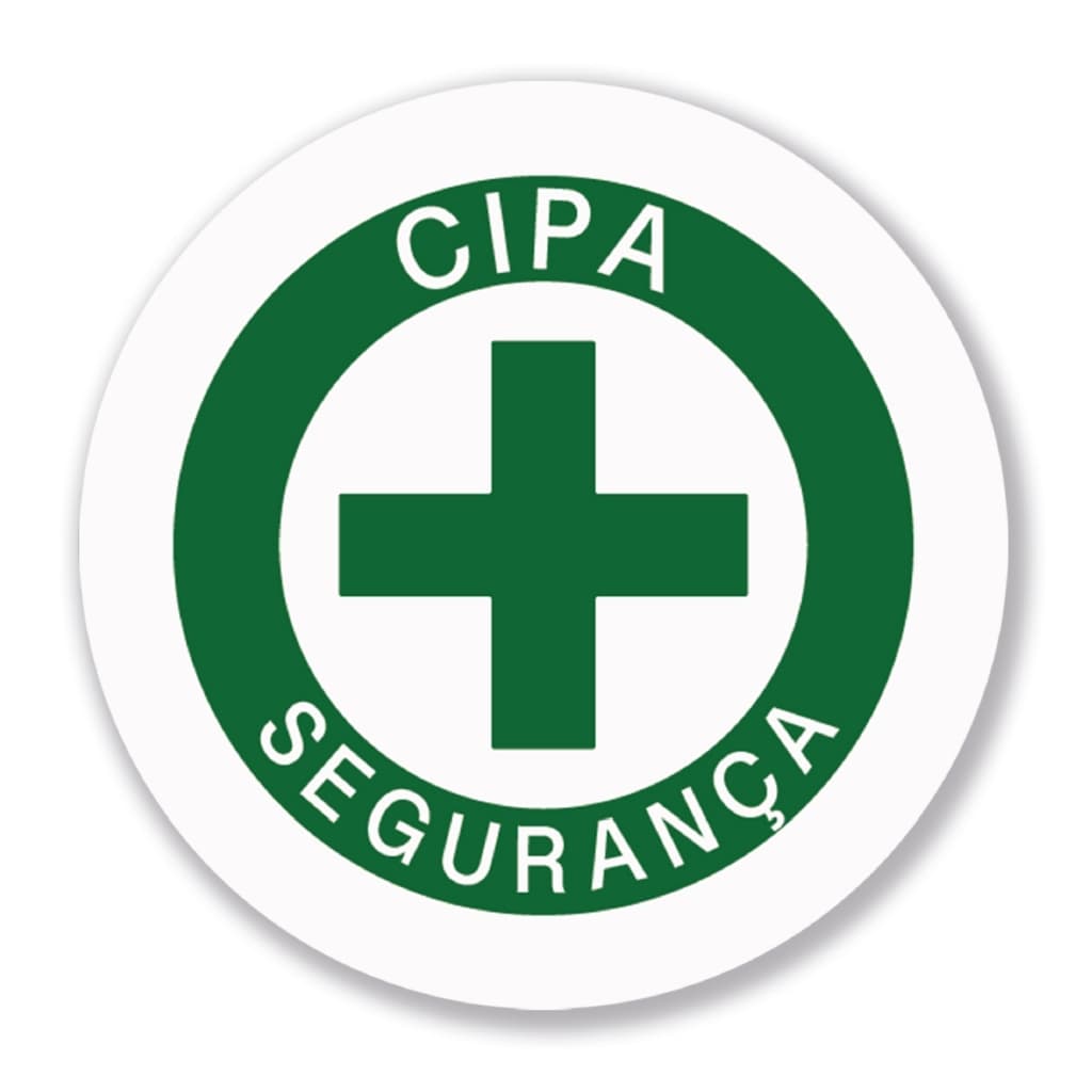 Etiqueta Adesivo Em Vinil Cipa Segurança Trabalho 4,5cm
