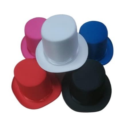Chapéu  Cartola Alta 1PC Colorida 13156 .