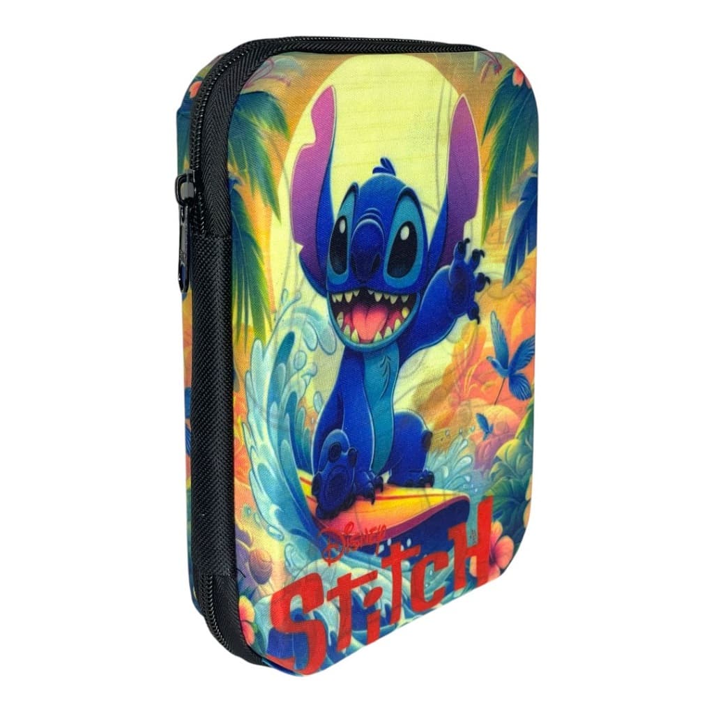 ESTOJO BOX 100 PENS STITCH MENINA MENINO ORGANIZADOR INFANTIL ESCOLAR