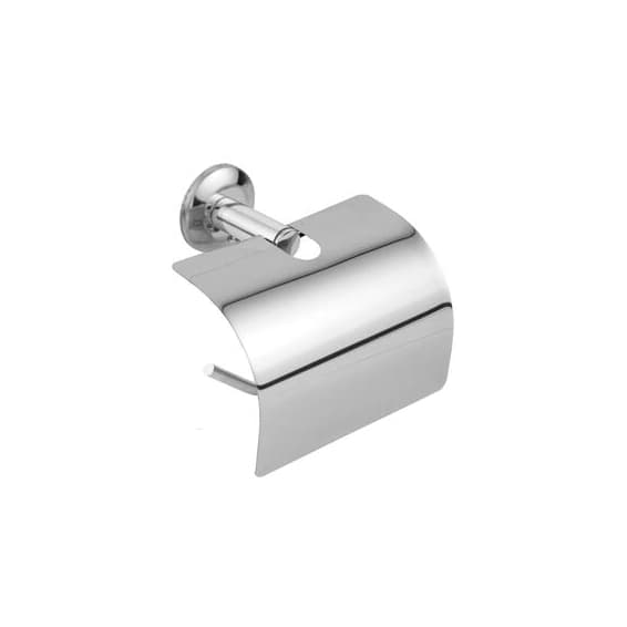 Papeleira Com Tampa Inox Porta Papel Higiênico