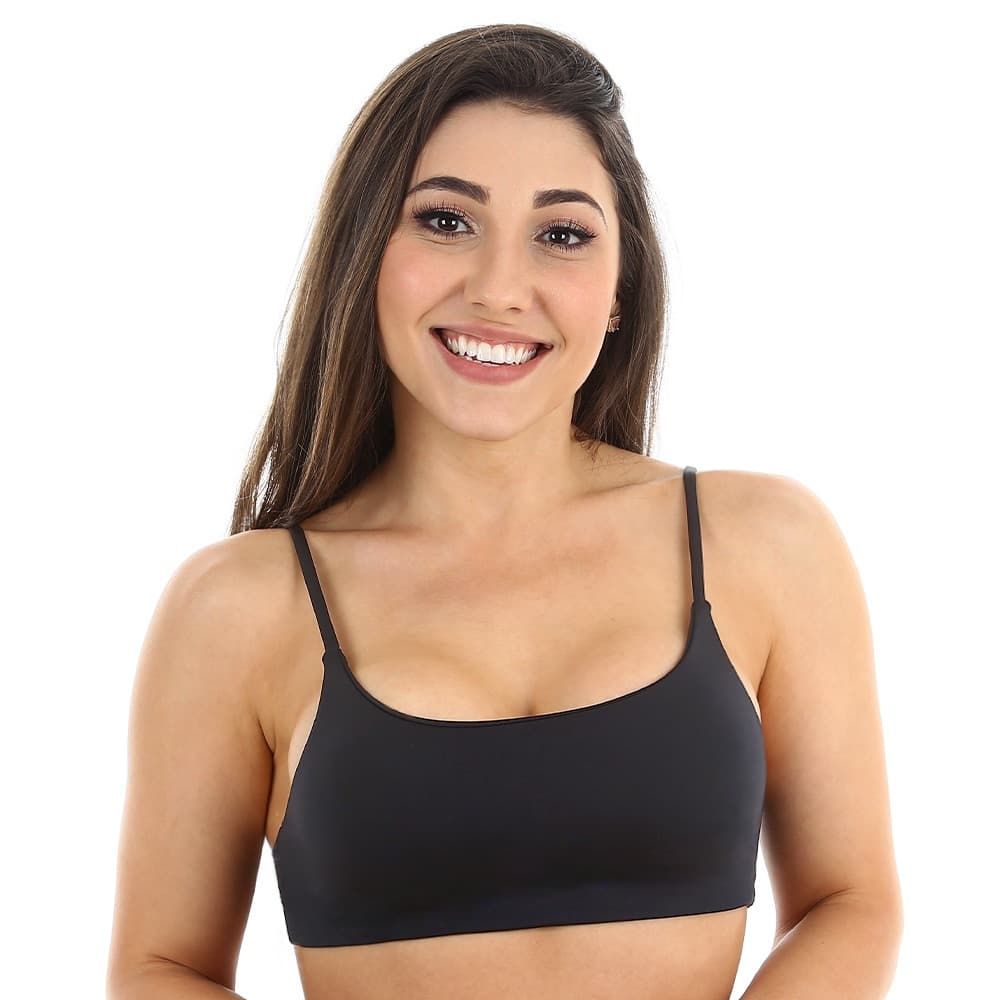 Top cropped biquíni bojo removível alça fina regulagem nas costas regatinha frente única  moda praia