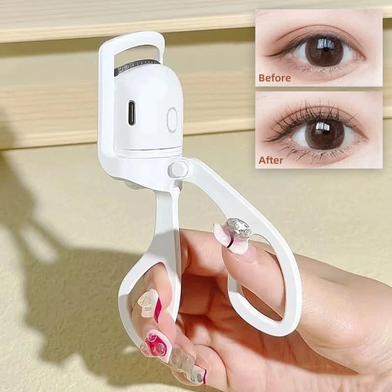 Modelador de cílios elétrico portátil, curvador, curvex, carregamento USB, aquecimento rápido