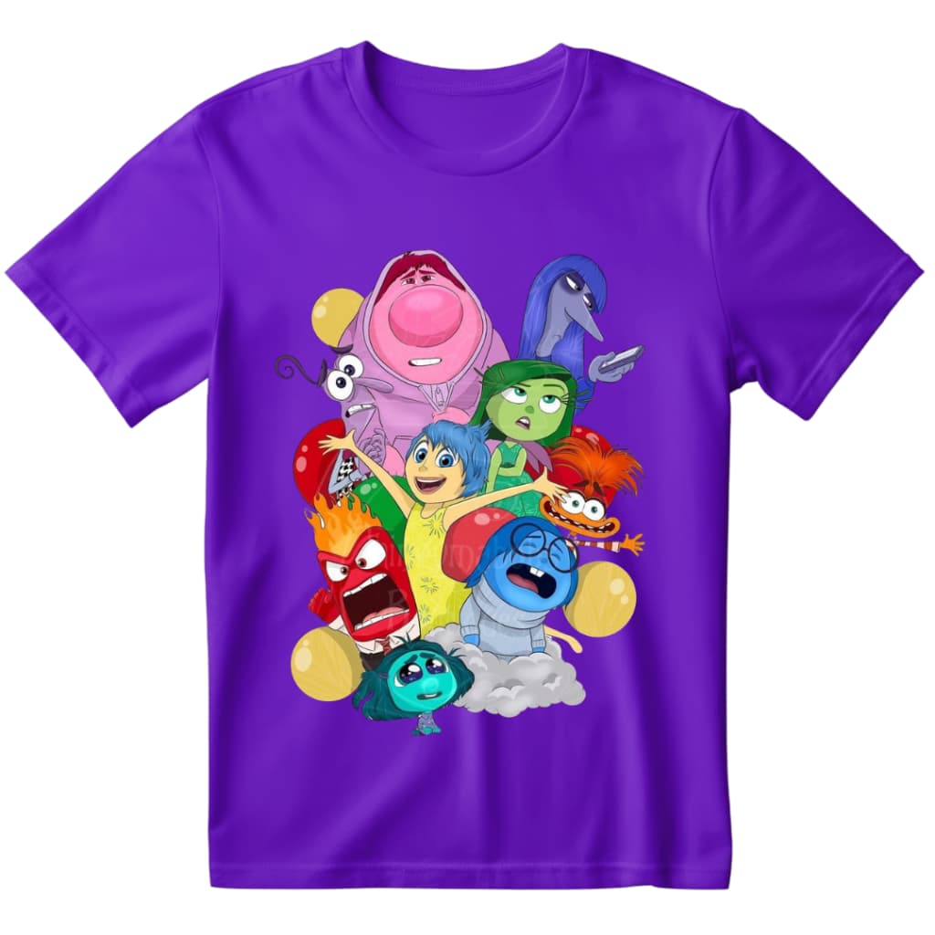 Camisa Estampa Divertidamente 100% Algodão Unissex Postagem Rápida.
