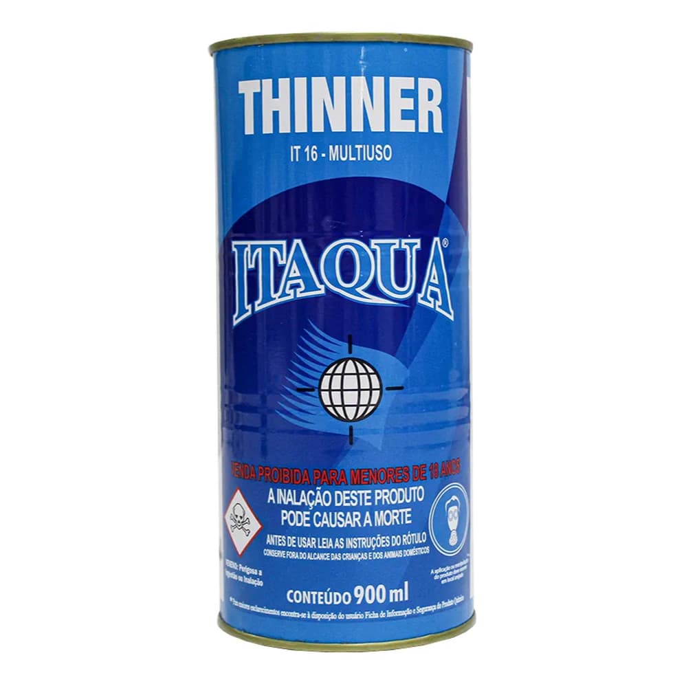 Thinner Automotivo It 16 Diluição Limpeza 900ml - Itaqua