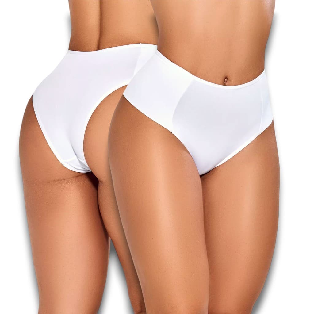 Kit 3/5/7 Calcinhas Pala Dupla Segura Barriga Conforto Premium Calcinha Bella Poliamida Microfibra