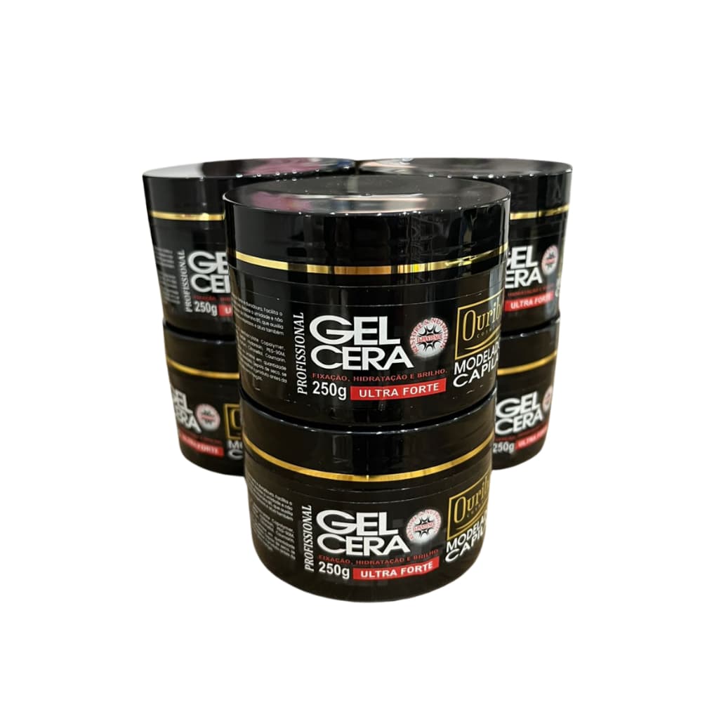 Gel Cera Capilar Ultra Forte cx. 6 unidades Ouribel 250