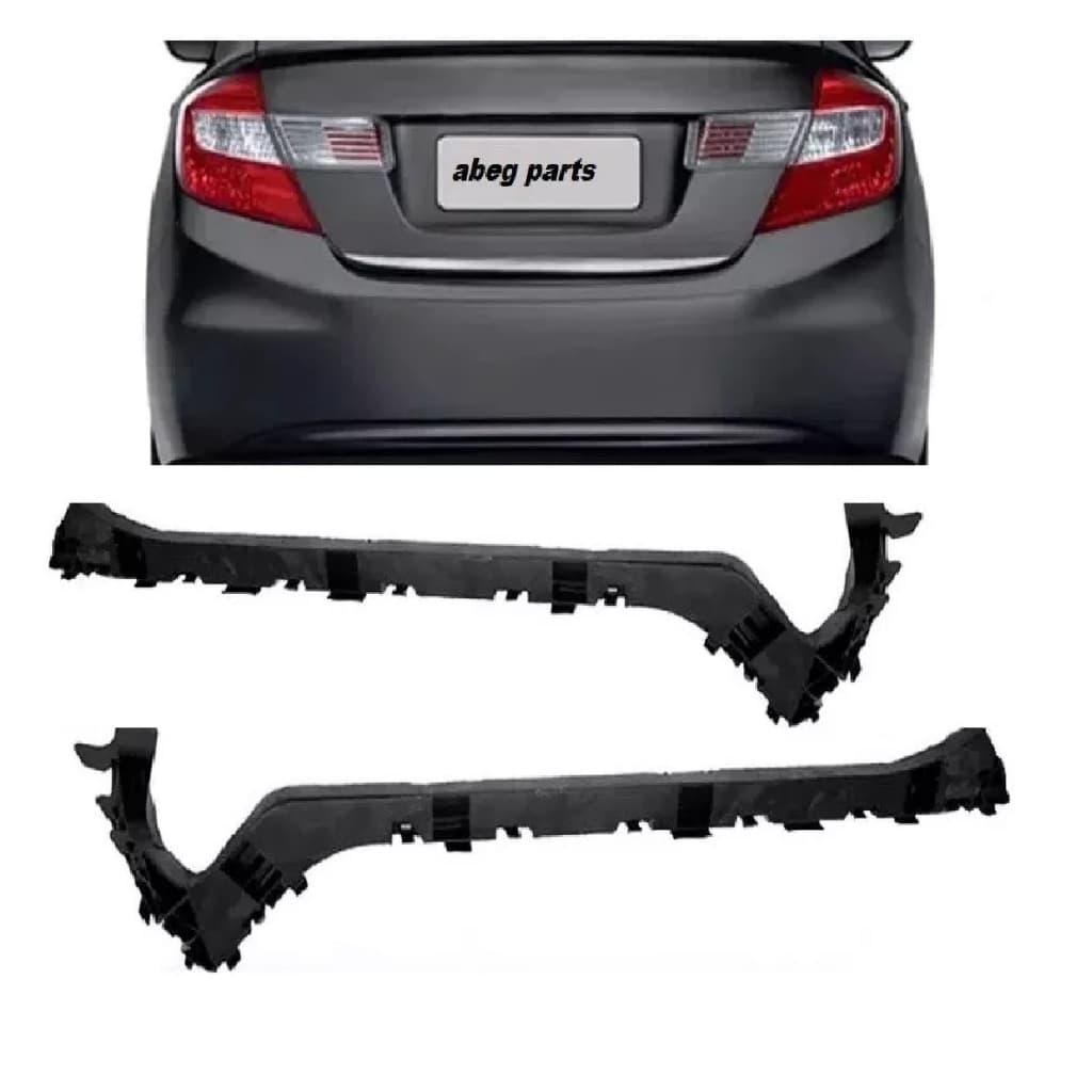 Suporte Guia Para-choque Carrinho New Civic 2012 2013 2014 2015 2016